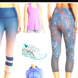 FUN/RARE gently-used Zella "Firework" mesh legging